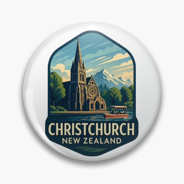 Item preview,  Christchurch Cathedral and Avon River, Canterbury designed and sold by Aryabek.