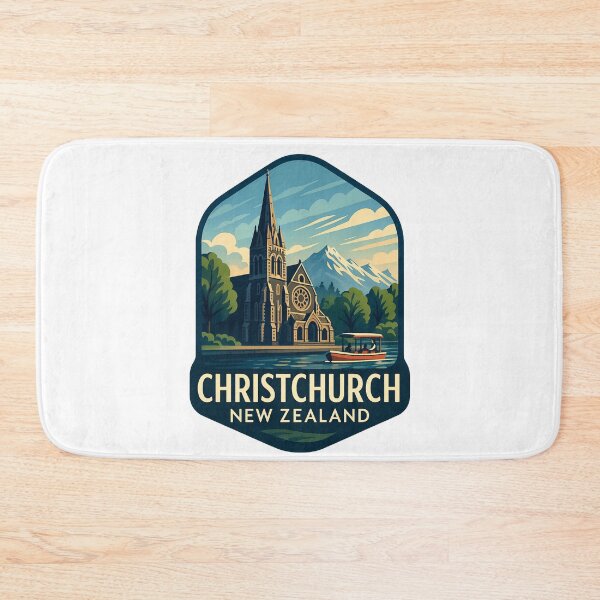 Item preview,  Christchurch Cathedral and Avon River, Canterbury designed and sold by Aryabek.