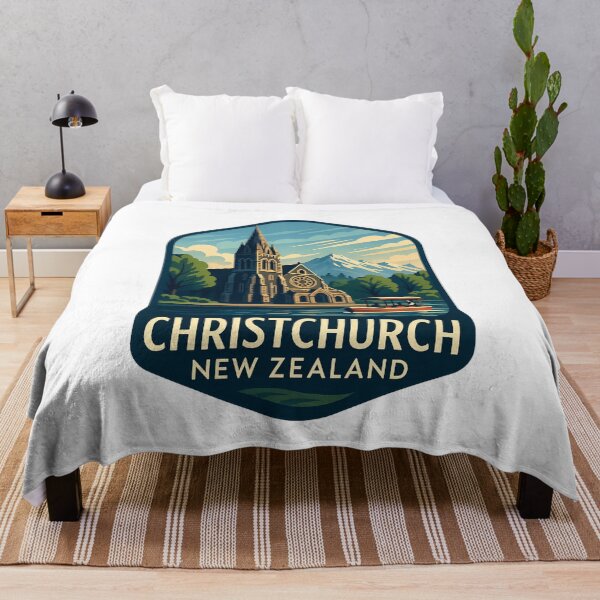 Item preview,  Christchurch Cathedral and Avon River, Canterbury designed and sold by Aryabek.