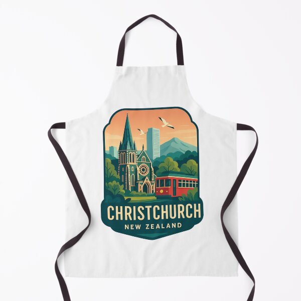 Item preview,  Historic Cathedral and Tram in Christchurch, New Zealand designed and sold by Aryabek.
