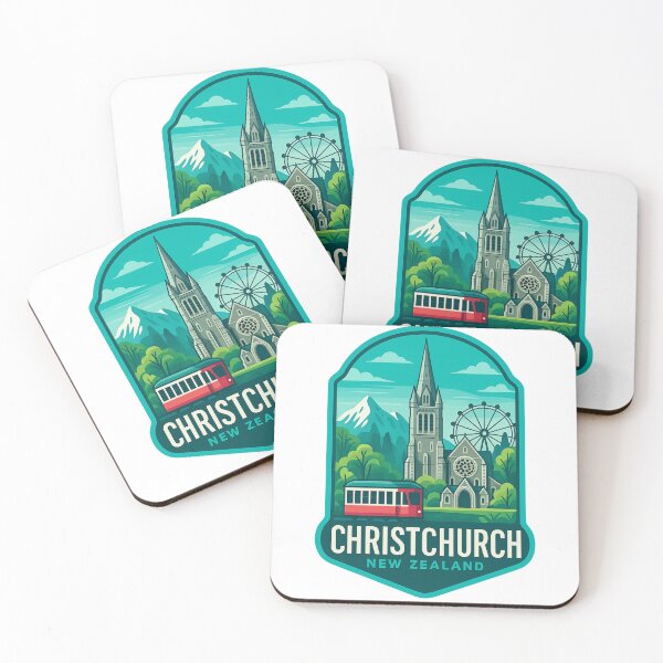 Item preview,  Christchurch Cathedral, Tramway and Alps, Canterburyx designed and sold by Aryabek.