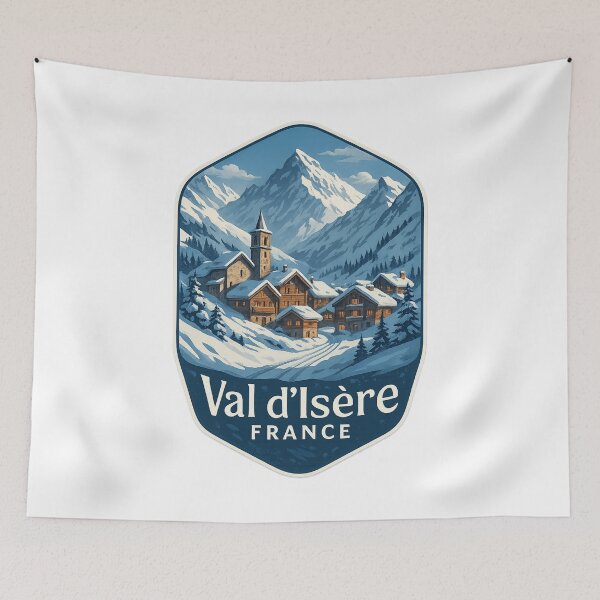Item preview,  Alpine Village in Val d’Isère, French Alps designed and sold by Aryabek.