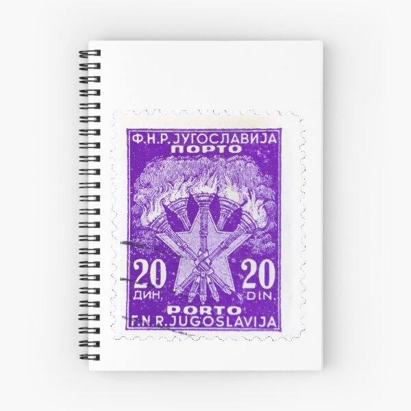 Artikelvorschau, Vintage Jugoslawien Stern Lila Briefmarke entworfen und verkauft von red-amber65.