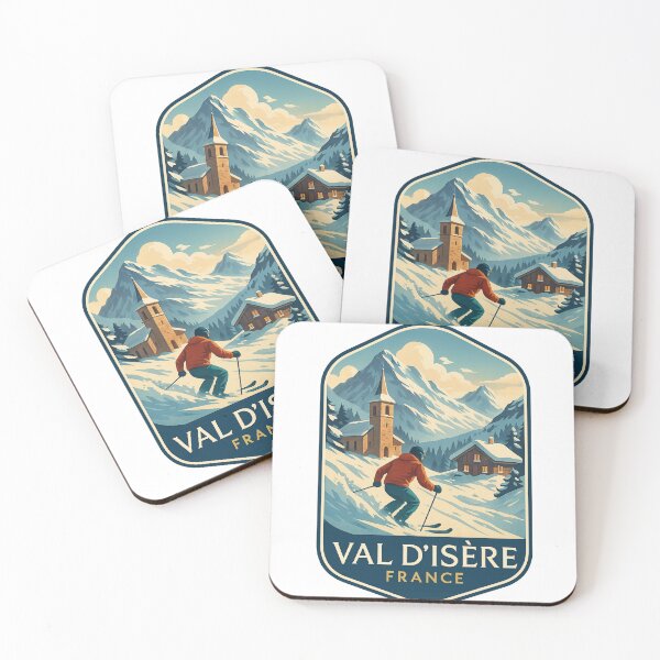 Item preview,  Skiing Through the Slopes of Val d’Isère, Savoie designed and sold by Aryabek.