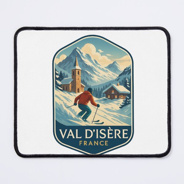 Item preview,  Skiing Through the Slopes of Val d’Isère, Savoie designed and sold by Aryabek.