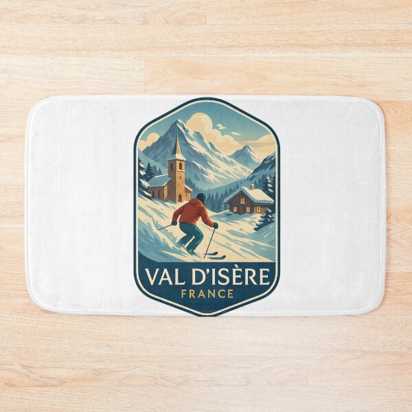 Item preview,  Skiing Through the Slopes of Val d’Isère, Savoie designed and sold by Aryabek.