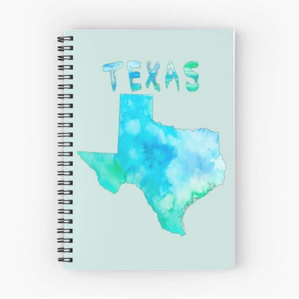 Item preview, Watercolor Texas Map,Vibrant Teal & Blue State Outline Art designed and sold by mashmosh.