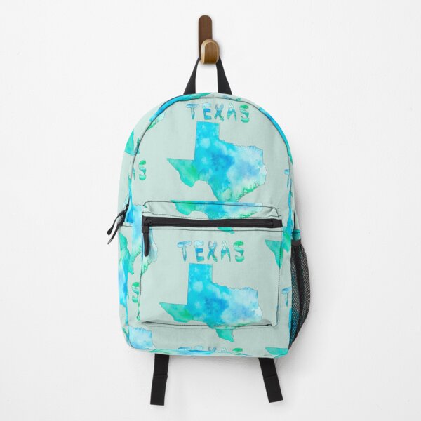 Item preview, Watercolor Texas Map,Vibrant Teal & Blue State Outline Art designed and sold by mashmosh.