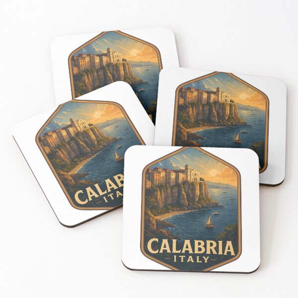 Item preview,  Cliffside Sunset in Calabria, Southern Italy designed and sold by Aryabek.