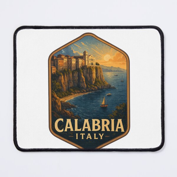 Item preview, Cliffside Sunset in Calabria, Southern Italy designed and sold by Aryabek.