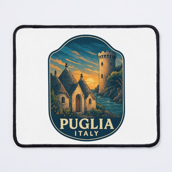 Item preview, Trulli and Tower Sunset, Puglia Italy designed and sold by Aryabek.