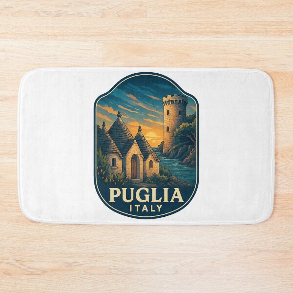 Item preview,  Trulli and Tower Sunset, Puglia Italy designed and sold by Aryabek.