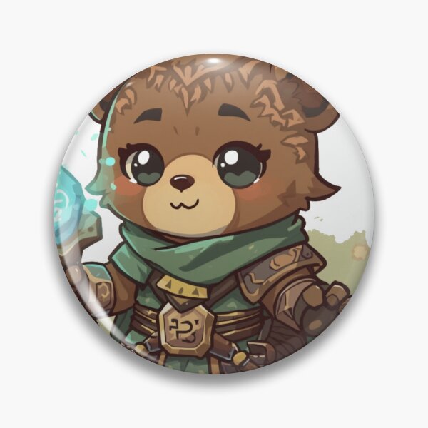 Item preview, Branor Machacatierra – Oso Chibi de la Tierra | Martillo de Honor designed and sold by Monzora.