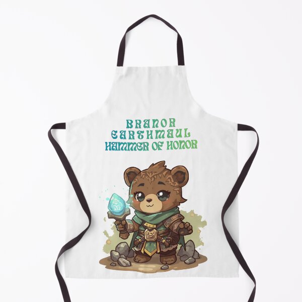 Item preview, Branor Earthmaul – Chibi Earth Bear Hero | Hammer of Honor designed and sold by Monzora.