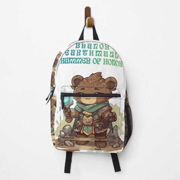 Item preview, Branor Earthmaul – Chibi Earth Bear Hero | Hammer of Honor designed and sold by Monzora.