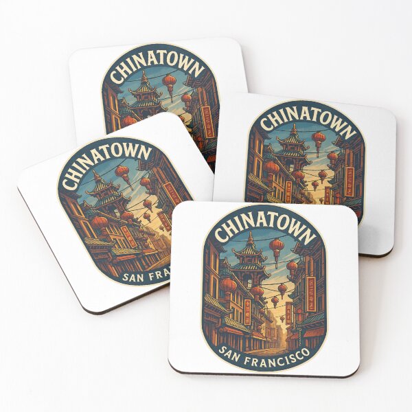 Item preview,  Pagodas and Lanterns in Chinatown, San Francisco designed and sold by Aryabek.