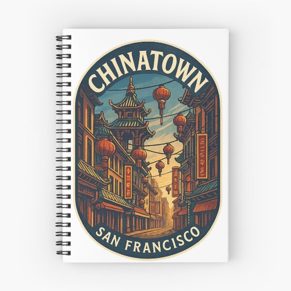 Item preview,  Pagodas and Lanterns in Chinatown, San Francisco designed and sold by Aryabek.