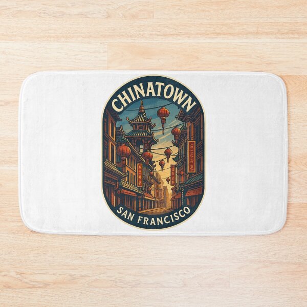 Item preview,  Pagodas and Lanterns in Chinatown, San Francisco designed and sold by Aryabek.