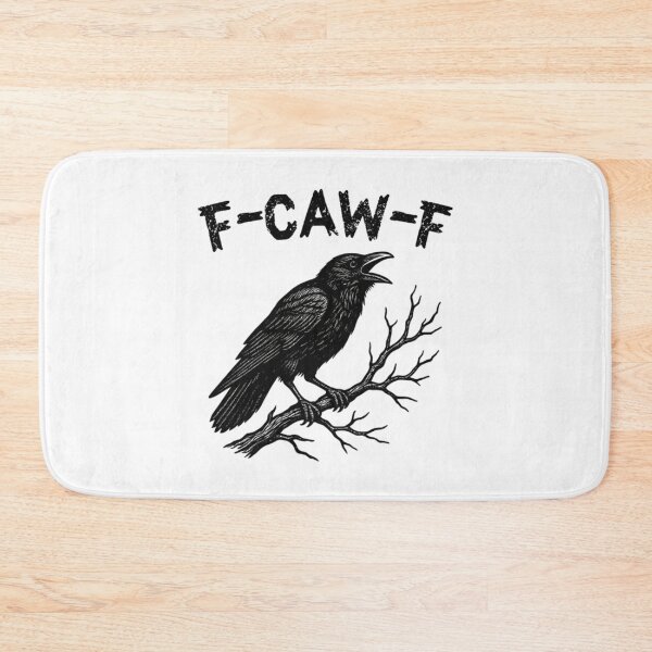 Item preview, F-Caw-F Cuervo Juego de palabras Divertido Cuervo Actitud Vintage FcawF designed and sold by Tiar-Kin.