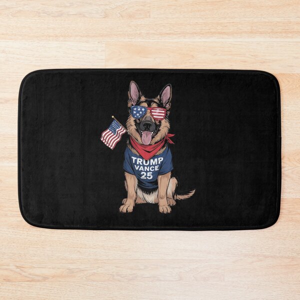 Item preview, German Shepherd Even My Dog Wants Trump Vance 2024 Raglan Baseball designed and sold by GamtosMintys.