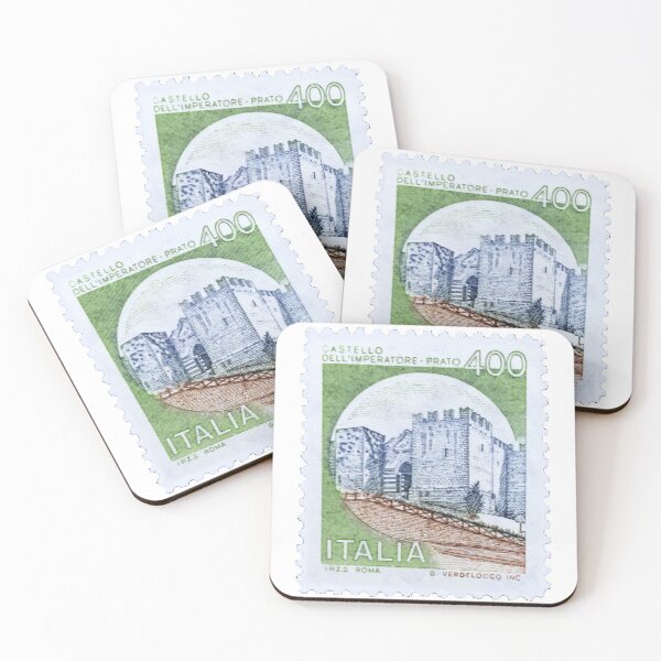 Item preview, Castello Dell Imperatore Italian Vintage 400 Lira Postage Stamp designed and sold by red-amber65.