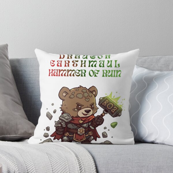 Item preview, Draugor Earthmaul – Chibi Earth Bear Villain | Hammer of Ruin designed and sold by Monzora.