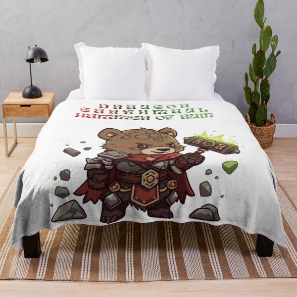 Item preview, Draugor Earthmaul – Chibi Earth Bear Villain | Hammer of Ruin designed and sold by Monzora.