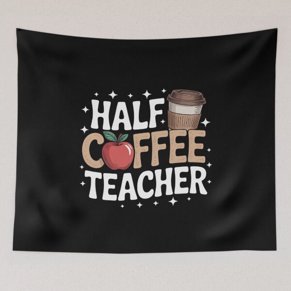 Item preview, First Day Back To School Half Coffee Half Teacher Women  designed and sold by PowAcademy.