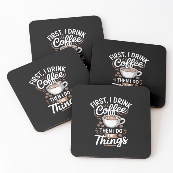 Item preview, First I Drink The Coffee Then I Do The Things Barista  designed and sold by PowAcademy.