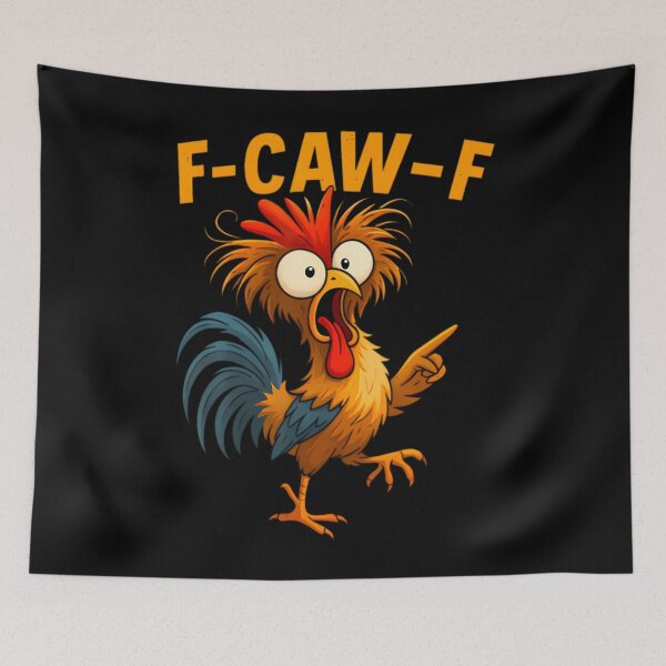 Item preview, F Caw F Rooster Funny Bird Fcawf Chicken Whisperer Fawk Off designed and sold by Tiar-Kin.