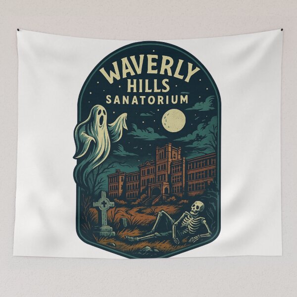 Item preview,  Ghostly Night at Waverly Hills Sanatorium designed and sold by Places On Earth.