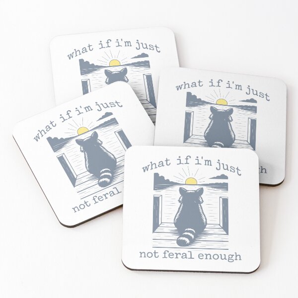 Item preview, Funny Raccoon, What If I'm Not Enough Meme Gift Idea, Funny Animal, Animal, Retro Feral Raccoon designed and sold by toongstudio.