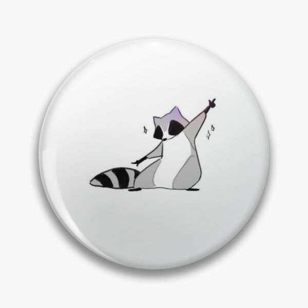 Item preview, A happy dancing raccoon illustration artwork   designed and sold by NivyasArtistry.