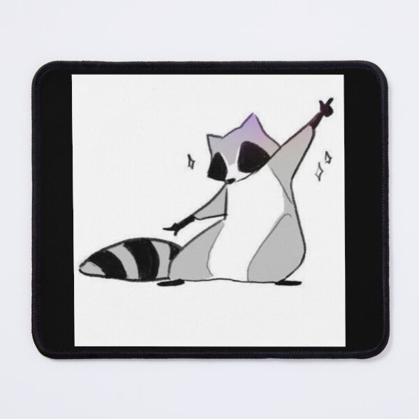 Item preview, A happy dancing raccoon illustration artwork   designed and sold by NivyasArtistry.