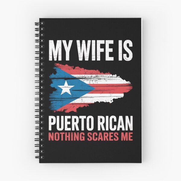 Item preview, My Wife Is Puerto Rican Puerto Rico Heritage Roots PR Flag designed and sold by FortuneFull.