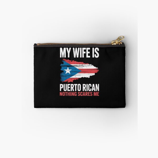 Item preview, My Wife Is Puerto Rican Puerto Rico Heritage Roots PR Flag designed and sold by FortuneFull.