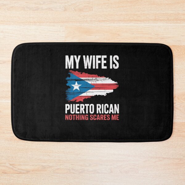Item preview, My Wife Is Puerto Rican Puerto Rico Heritage Roots PR Flag designed and sold by FortuneFull.