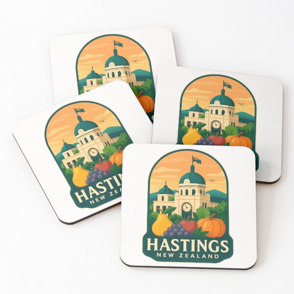 Item preview,  Clocktower and Market in Hastings, New Zealand designed and sold by Places On Earth.