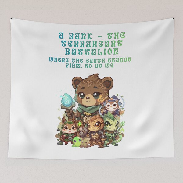 Item preview, A Rank – The Terraheart Battalion | Earth Guardians Chibi Team designed and sold by Monzora.