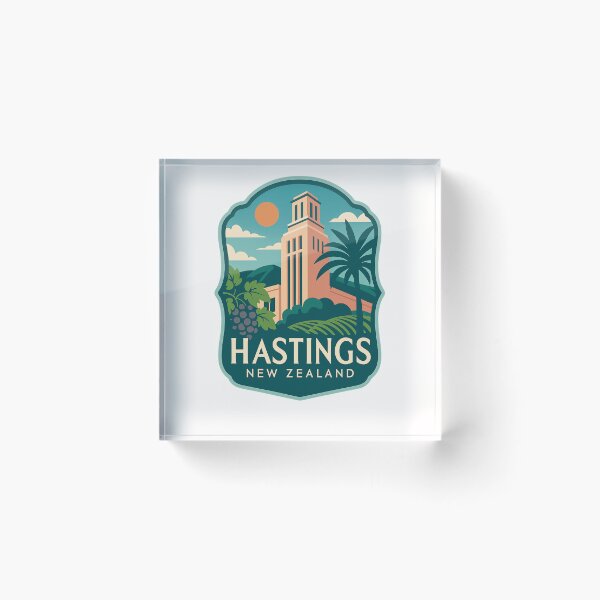 Item preview,  Art Deco Tower and Vines in Hastings, Hawke’s Bay designed and sold by Places On Earth.