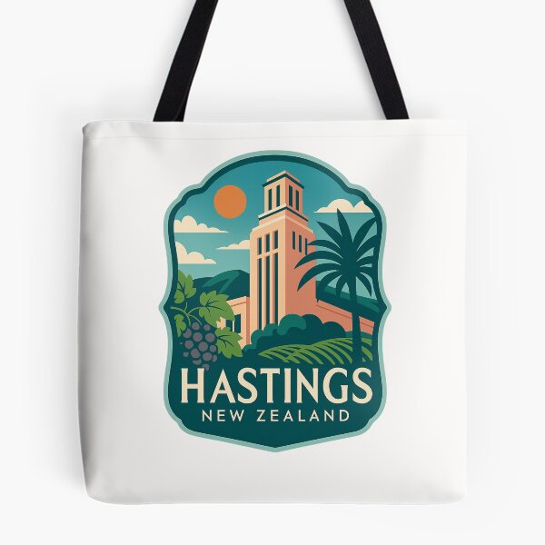 Item preview,  Art Deco Tower and Vines in Hastings, Hawke’s Bay designed and sold by Places On Earth.