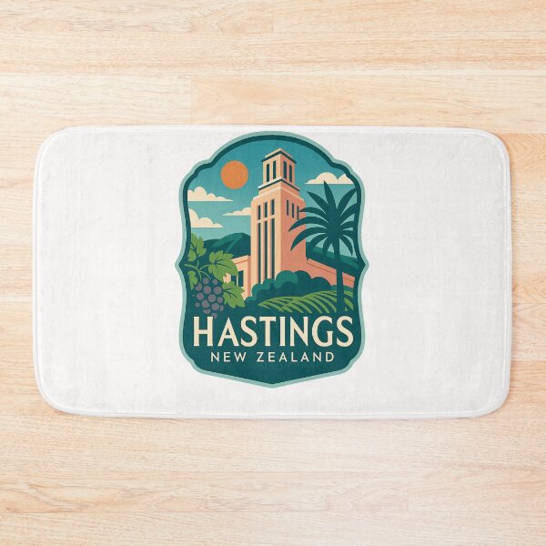 Item preview,  Art Deco Tower and Vines in Hastings, Hawke’s Bay designed and sold by Places On Earth.