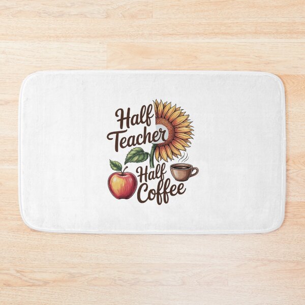 Item preview, Back to School Half Teacher Half Coffee Teachers  designed and sold by MathisBellanger.