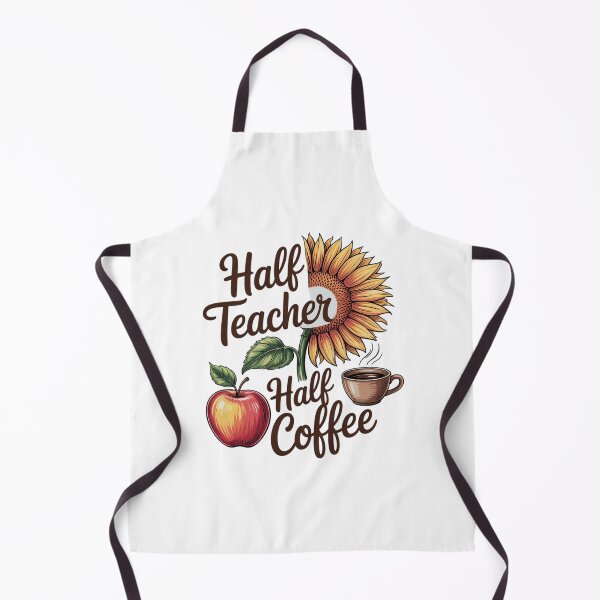 Item preview, Back to School Half Teacher Half Coffee Teachers designed and sold by MathisBellanger.
