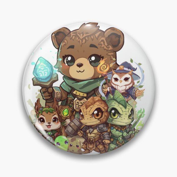 Item preview, A Rank – The Terraheart Battalion | Earth Guardians Chibi Team designed and sold by Monzora.
