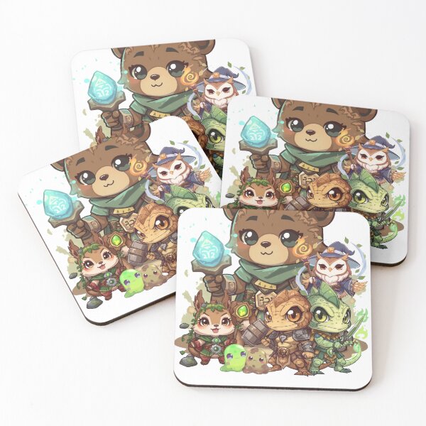 Item preview, A Rank – The Terraheart Battalion | Earth Guardians Chibi Team designed and sold by Monzora.