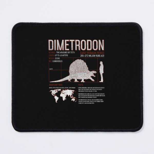 Item preview, Dimetrodon-Dinosaur-Fun-Facts---Science-Mens-Kids designed and sold by ChristianMose.
