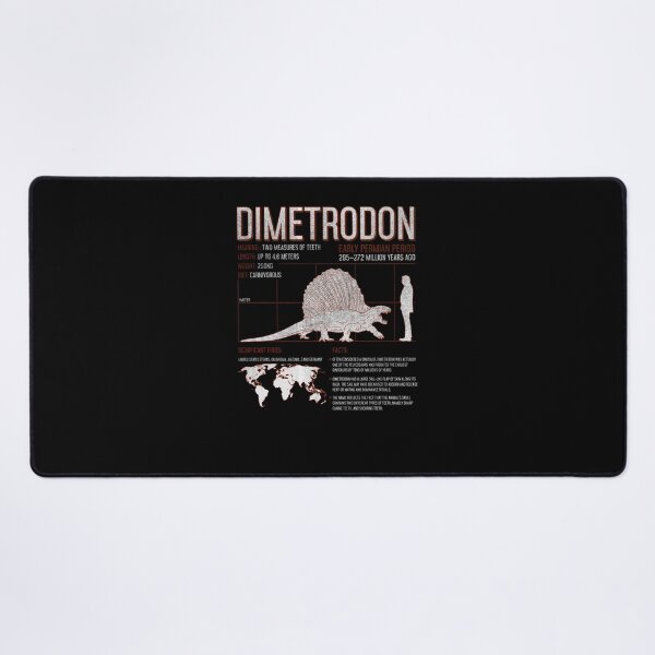 Item preview, Dimetrodon-Dinosaur-Fun-Facts---Science-Mens-Kids designed and sold by ChristianMose.