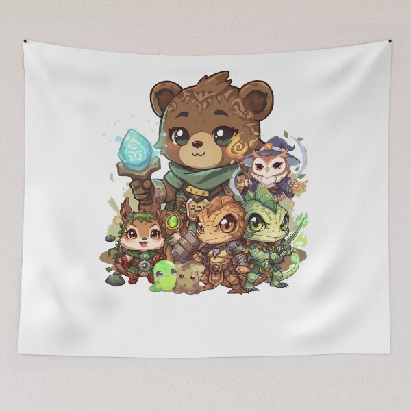 Item preview, A Rank – The Terraheart Battalion | Earth Guardians Chibi Team designed and sold by Monzora.