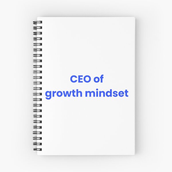 Item preview, CEO of Growth Mindset – Motivational Quote Minimalist Design designed and sold by J0b4t.